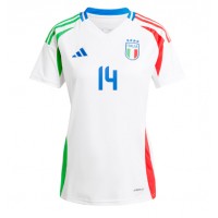 Maglia Calcio Italia Federico Chiesa #14 Seconda Divisa Donna Europei 2024 Manica Corta